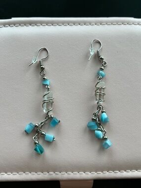 crystal dangle earrings